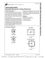 LM385-ADJ datasheet pdf National Semiconductor