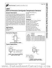 LM45 datasheet pdf National Semiconductor