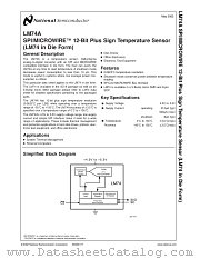 LM74A datasheet pdf National Semiconductor