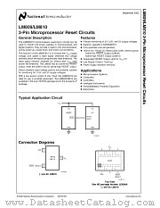 LM810 datasheet pdf National Semiconductor
