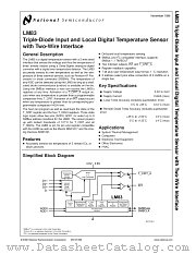 LM83 datasheet pdf National Semiconductor