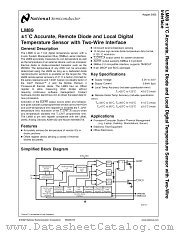 LM89 datasheet pdf National Semiconductor