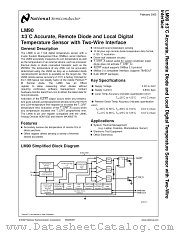 LM90 datasheet pdf National Semiconductor