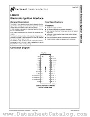 LM9011 datasheet pdf National Semiconductor