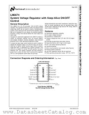 LM9074 datasheet pdf National Semiconductor