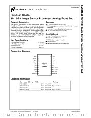 LM9810 datasheet pdf National Semiconductor