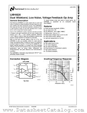 LMH6628 datasheet pdf National Semiconductor