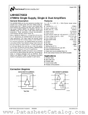 LMH6657 datasheet pdf National Semiconductor