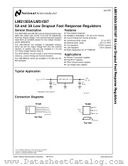 LMS1585A datasheet pdf National Semiconductor