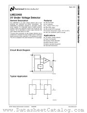 LMS33460 datasheet pdf National Semiconductor