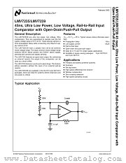 LMV7235 datasheet pdf National Semiconductor