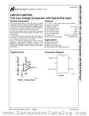 LMV7251 datasheet pdf National Semiconductor