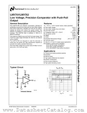 LMV761 datasheet pdf National Semiconductor