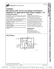 LP2980LV datasheet pdf National Semiconductor