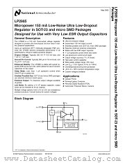 LP2985 datasheet pdf National Semiconductor