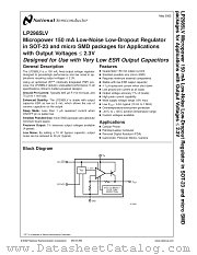 LP2985LV datasheet pdf National Semiconductor