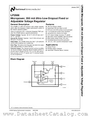 LP2986 datasheet pdf National Semiconductor