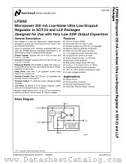 LP2992 datasheet pdf National Semiconductor