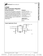 LP2995 datasheet pdf National Semiconductor