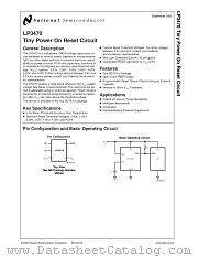 LP3470 datasheet pdf National Semiconductor