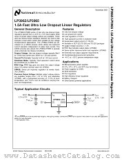 LP3962 datasheet pdf National Semiconductor