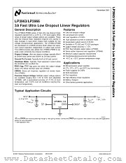 LP3963 datasheet pdf National Semiconductor