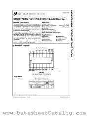 MM54C173 datasheet pdf National Semiconductor