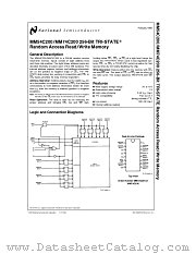 MM54C200 datasheet pdf National Semiconductor