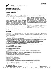 NDV8501 datasheet pdf National Semiconductor
