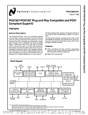 PC87307 datasheet pdf National Semiconductor