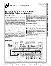 PC87591L datasheet pdf National Semiconductor