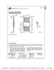 W14B datasheet pdf National Semiconductor