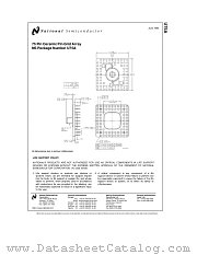 U75A datasheet pdf National Semiconductor