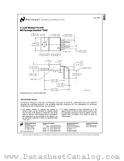 T05E datasheet pdf National Semiconductor