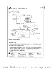 T05F datasheet pdf National Semiconductor