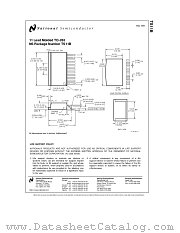 TS11B datasheet pdf National Semiconductor