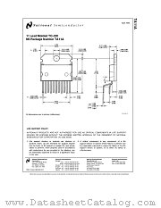 TA11A datasheet pdf National Semiconductor