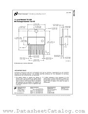 TA11D datasheet pdf National Semiconductor