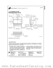 TA11E datasheet pdf National Semiconductor