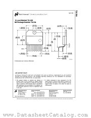 TA15A datasheet pdf National Semiconductor