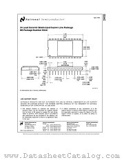 D24C datasheet pdf National Semiconductor