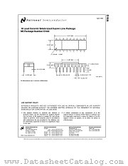 D18A datasheet pdf National Semiconductor