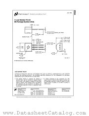Z03A datasheet pdf National Semiconductor