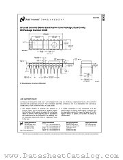 D20B datasheet pdf National Semiconductor