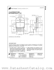 TF11B datasheet pdf National Semiconductor