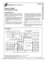 SC2200 datasheet pdf National Semiconductor