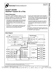 SC3200 datasheet pdf National Semiconductor