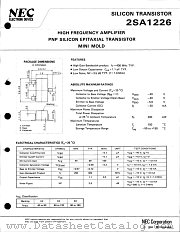 2SA1226 datasheet pdf NEC