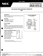 2SA1413-Z datasheet pdf NEC