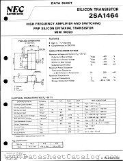 2SA1464 datasheet pdf NEC